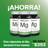 Magnesio 180 Cápsulas de 326 mg C/U | Ideal para