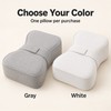 Knee Pillow for Side Sleepers with Adjustable Strap – Contoured