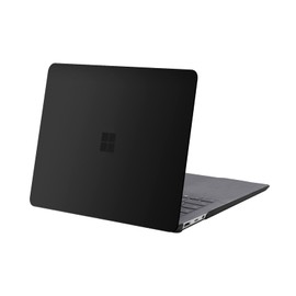 MOSISO Funda Compatible con Surface Laptop 5/4/3/2 13.5 Pulgadas 2022 2021 2019 2018 con Teclado Alcantara (Modelos: 1950&1958&1867&1769), Protector Carcasa Rígida de Plástico Cubierta, Negro