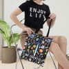 LEVLO Cartoon Game Canvas Tote Bag Cartoon Game Fans Gift