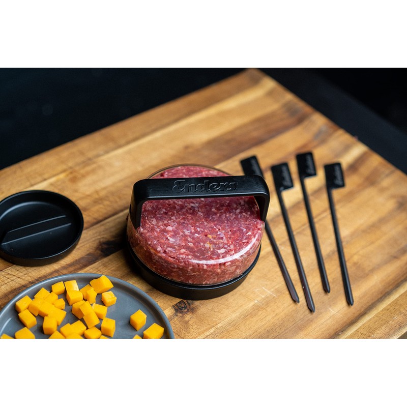Enders Premium burger set, burger press, burger pattys, incl. 4