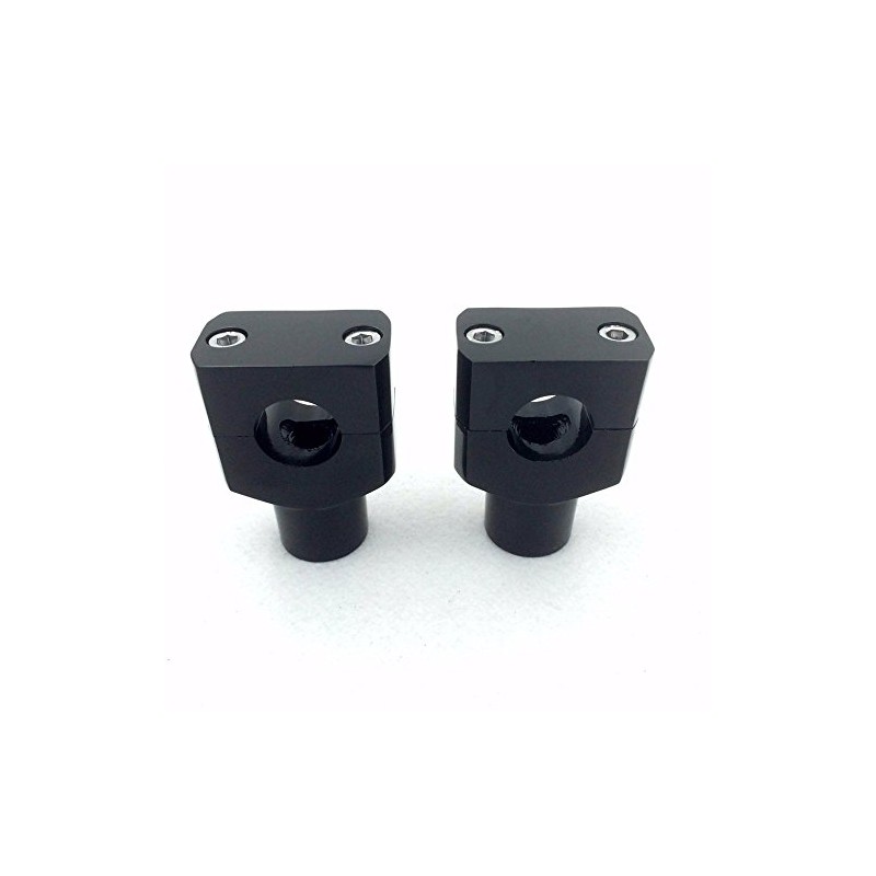 XHT(BC)- Black Round 7/8" 22mm 7/8 Inch Handlebar Riser Clamps