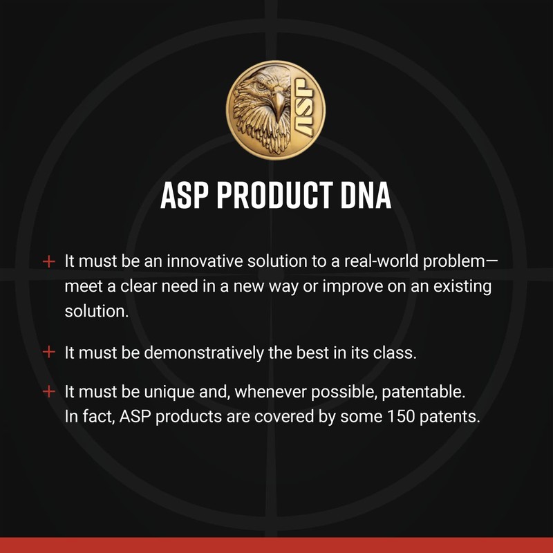 ASP CR123A 3-Volt Lithium Batteries for Tactical Flashlights, Storage Case