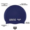 (One Size, Blue / Silver) - arena SIL Swim Cap