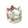 Global Crafts Natural Soapstone Circle of Friends