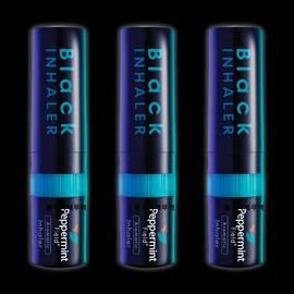 페퍼민트필드 프리미엄 야돔 블랙 인 헤일러, 3개 Peppermint Field Premium Yadom Black Inhaler, Pack of 3