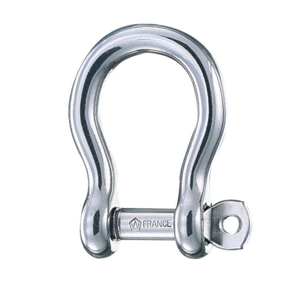 Wichard 322233 Bow Shackle Stainless Steel Pin Diameter 0.2 inch (4 mm) Breaking Strength