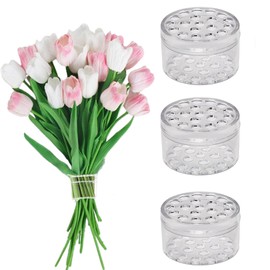 fghuim Spiral Ikebana Stem Holder,3pcs Stem Holder for Vases,Spiral Flower Stem Holder DIY Bouquet Twister, Flower Floral Arrangement Holder for Vases Décor.