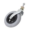 Wheelchair Replacement Wheel Grey 6 Inch PU Inflatable Universal Wheelchair