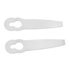 10 Pcs Lawn Mower Metal Blade Replacement Mowing Blade for