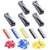 Glarks 70Pcs(5Sets) Terminal Block Set, 5Pcs 7 Positions 600V 15A