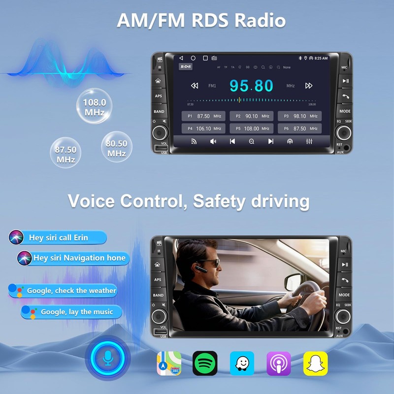 Plug&Play Car Radio for Toyota 4Runner 2003-2009,for Tundra 2003-2006, for
