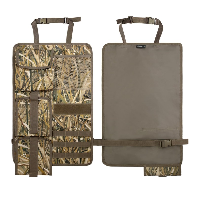 MYDAYS 2 Pack Tactical Seat Back Gun Rack, Camo Front