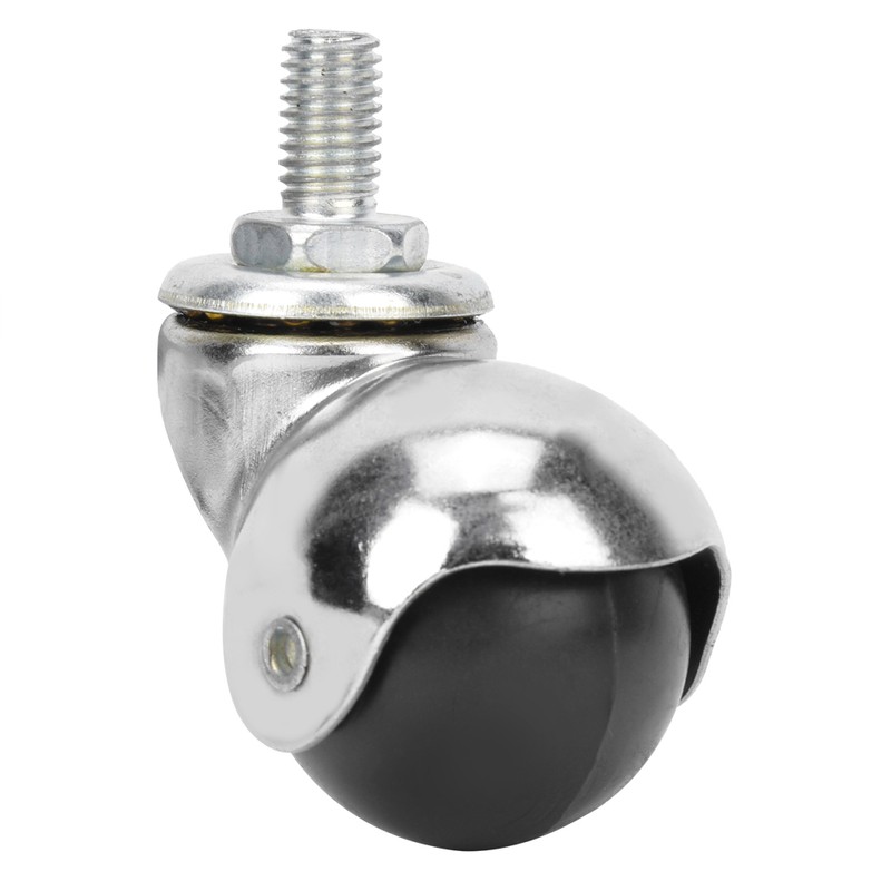 4PCS Universal Ball Caster 1.5 inch Light M10 Screw Rod
