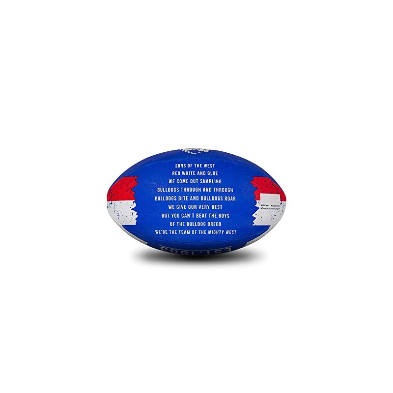Sherrin AFL Western Bulldogs Song Football, Size 2