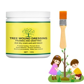 2025 Tree Wound Sealer,Tree Wound Pruning Sealer,Pruning Sealer,Tree Wound Dressing With Brush,Tree Wound Sealer Healing Paste,Bonsai Cut Paste,Bonsai Tree Pruning Sealer For Tree Wound (1SET)