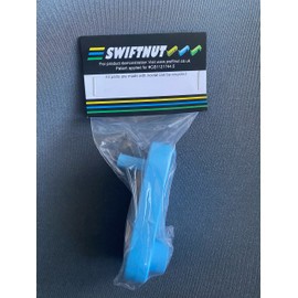 SWIFTNUT Nut-Runners for Threaded Rod Using Cordless Drill, Pack of 1 for 8mm (M8) Nut, Blue