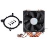 Quiet 4pin 6 Heatpipe CPU Cooler Dual tower Air Cooling