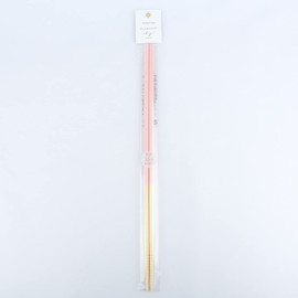 Ogishi Tadashi Shouten Cooking Chopsticks Long Bamboo Wood Saibashi 13 Inches Made in Japan (Pale Pink)