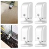 4Pcs Adjustable Sliding Door Stopper Roller Guide Hardware Accessory for