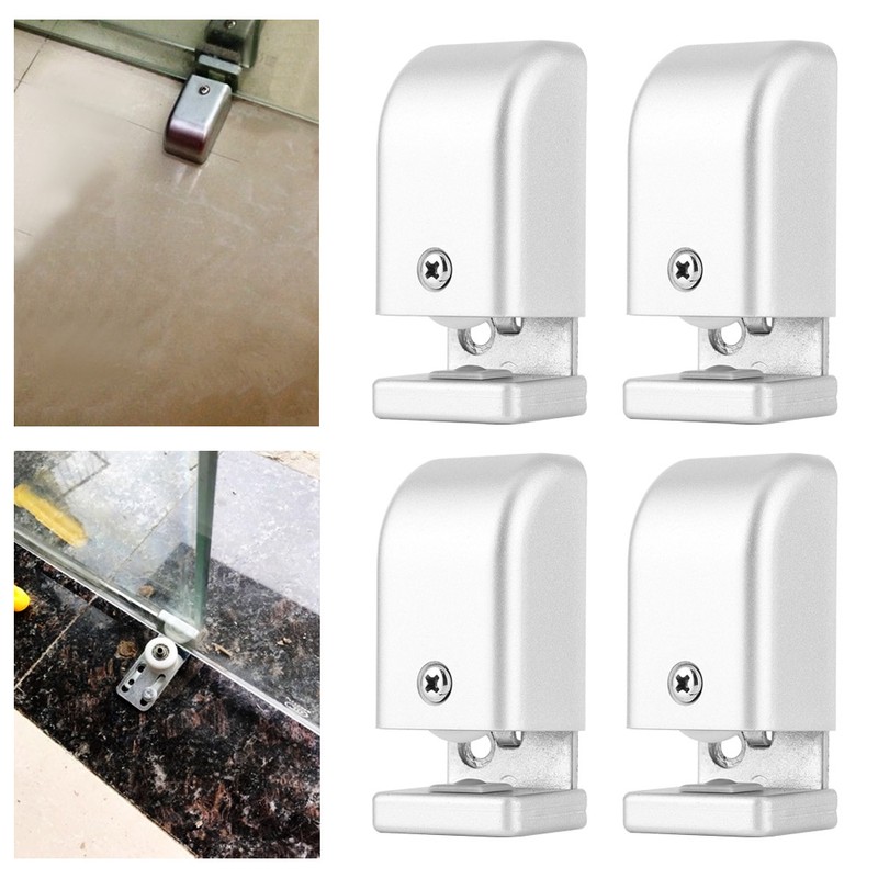 4Pcs Adjustable Sliding Door Stopper Roller Guide Hardware Accessory for