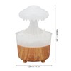 Rain Cloud Humidifier 7 Colors Light Remote Control Wood Grain