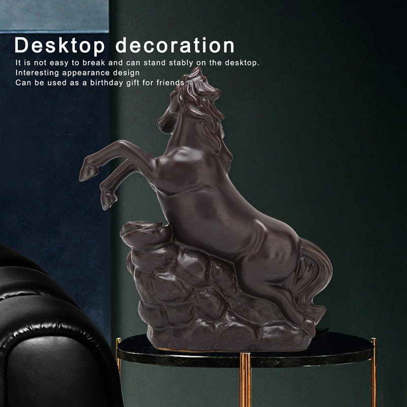 Running Horse Incense Burner Backflow Incense Holder Ornament for Bedroom