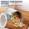 ENLOY 165oz Stainless Steel Airtight Canister for Kitchen, Large Flour