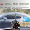 MOTOFITOOL Creative Hanging Dice with Dots Car Rearview Mirror Charm,