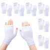 6 pares de guantes de eccema sin dedos hidratantes para