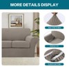 Turquoize 4 Piece Couch Covers for 3 Cushion Couch Sofa