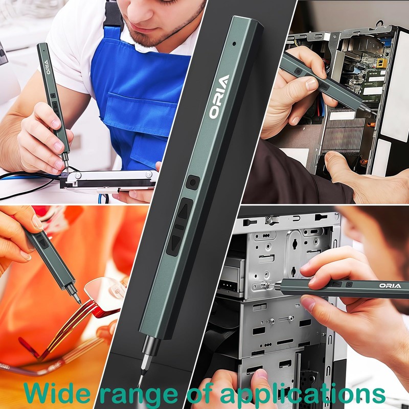 ORIA Electric Screwdriver Set, 33 in 1 Precision Screwdriver Set,