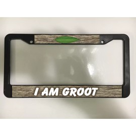 I am Groot Avengers Comic Guardians of Galaxy Funny Car SUV License Plate Frame