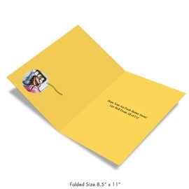 NobleWorks - Big Funny Group Get Well Card (8.5 x 11 Inch) - Jumbo Feel Better Soon from All of Us, Hospital, Sick - A-s Out of Bed J1365GWG-US