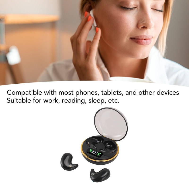 Wire Less Earbuds, HiFi Stereo Sound Bluetooth5.3 Headphones for Android