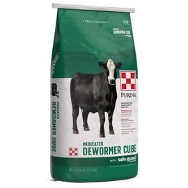 Purina Cattle Cube Dewormer | 50 Pound (50 LB) Bag