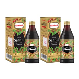 Hamdard Sandalwood Sharbat – Natural Sharbat | Summer Drink with Sandalwood Extract | Beverage (Pack of 2) 500 ml