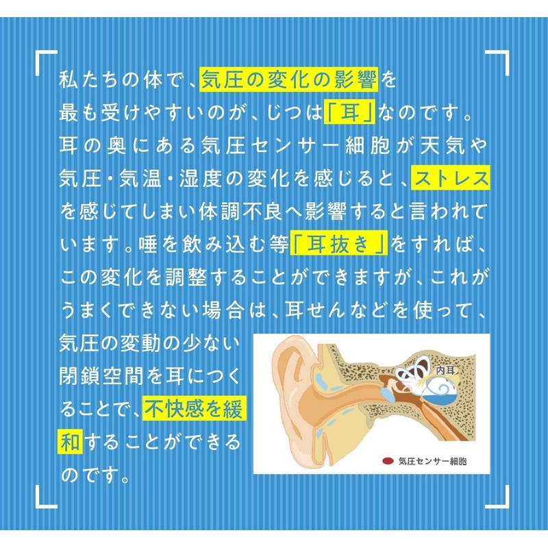 Weather Pain Ear Plugs, Weather Pain Earplugs, Supervised by Dr.