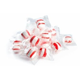 Holiday Mint Puffs, Individually Wrapped - 2 Pounds, Bulk