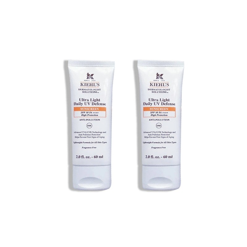 Kiehl's Daily UV Defense Sunscreen 60ml x 2 / 키엘