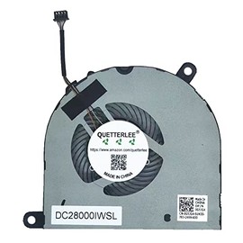 QUETTERLEE Replacement New Laptop Integrated Graphics H-Series Processors CPU Cooling Fan for Dell Latitude 5480 5490 5491 5495 Series 0G5JG4 09YGNW EG50060S1-C320-S9A DC28000IWSL DC28000LCSL DC5V Fan