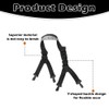 2-Pack Removable Hard Hat Chin Straps with Carabiner Clip –