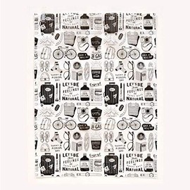 Clothing Compression Bag, For Travel, Illustration, LL Size (23.6 x 17.7 inches (60 x 45 cm)