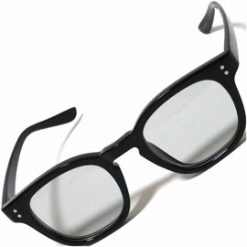 [FashionBerry] クロ×Lグレー サングラス 度なしメガネ ファッションメガネ 色付き おしゃれ眼鏡 めがね 眼鏡 メンズ レディース 小さい 大きい 軽い ゴルフ 運転 車 釣り 登山 uvカット 紫外線カット 1050054-F-201a