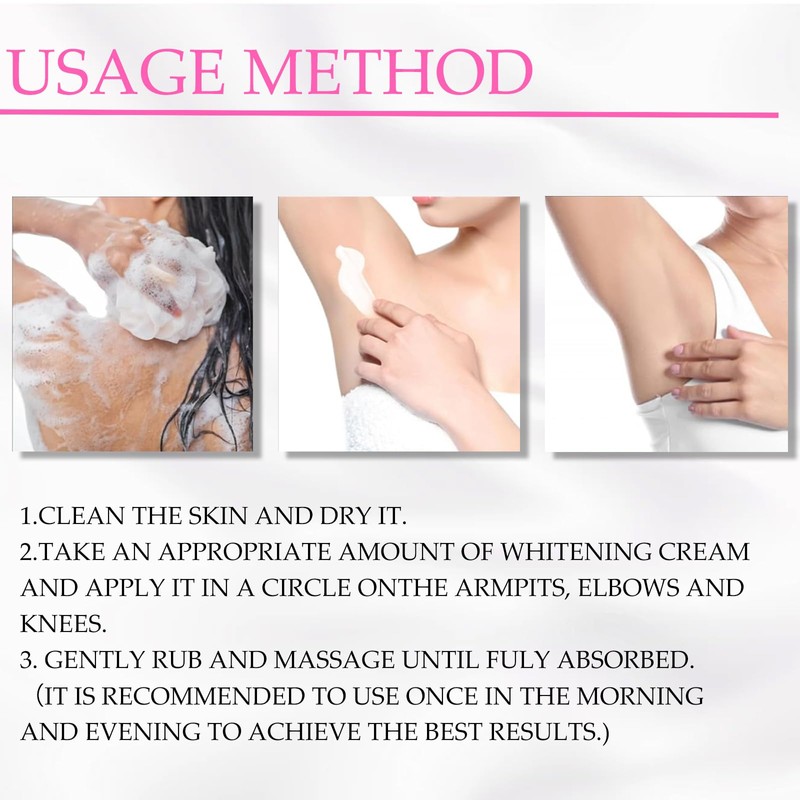 Ninnyi Armpit Cream, Moisture Dark Inner Skin Products for Thigh