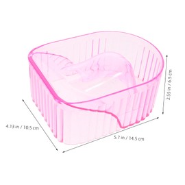 Healeved Professional Manicure Soaking Bowl Cuticle Softener Nail Supplies Ergonomic Design Nail Accessory