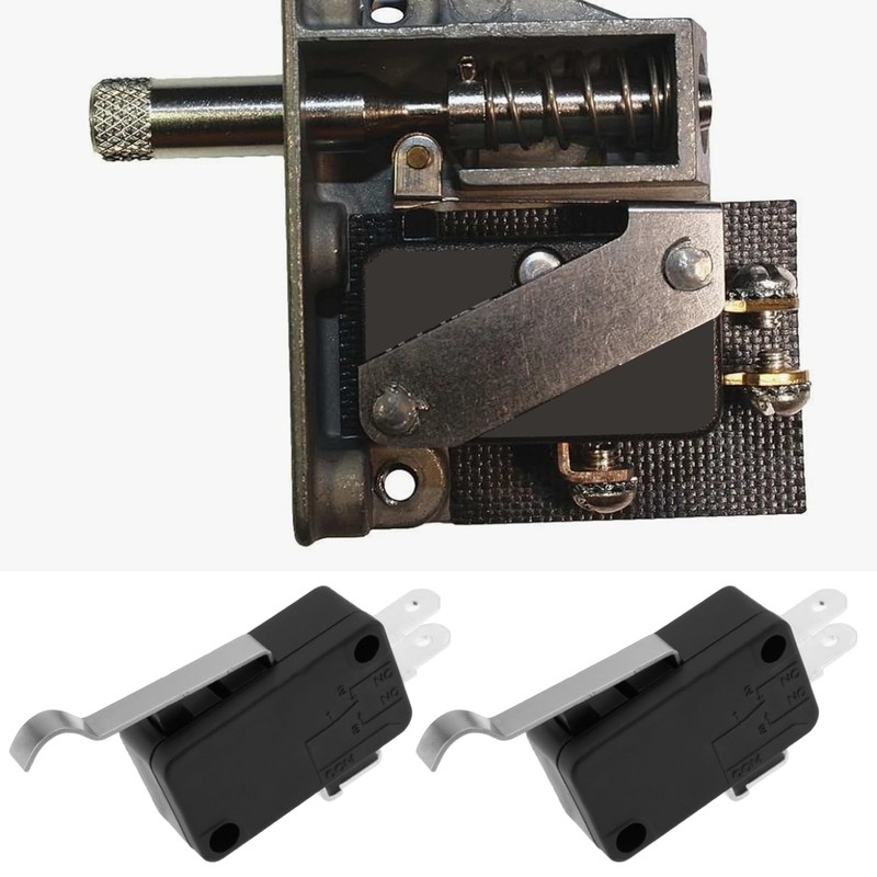 YINETTECH 4x SPDT Micro Switch Roller Lever 3-Way Terminals Snap