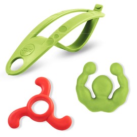 Priot Opener Set - Includes Can Opener, Jar Opener, Bottle Opener - for Seniors, Weak Hands, People with Arthritis, Kitchen Aid for Easy Grip and Open Lids
