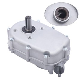 KONKENIE 13HP Reduction Gearbox for Honda GX270,1/2 Speed Reduction and Torque Increase,Reducer Gearbox with Internal Clutch & Rotatable Oil Plug Silver