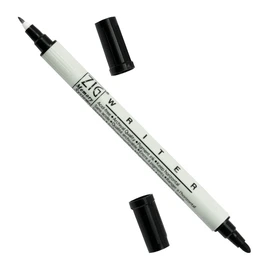 Kuretake ZIG Memory System Twin Marker, Writer, No.10, Pure Black (MS-6600-010)